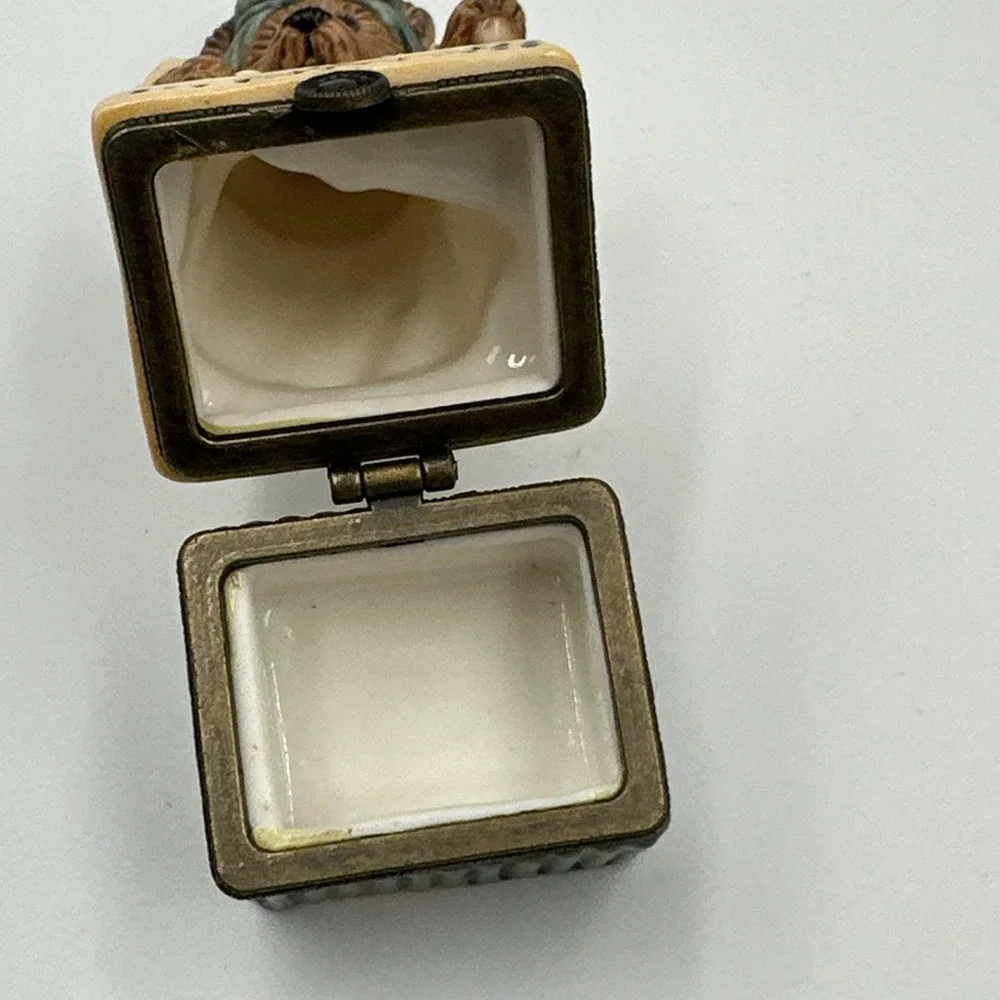 Boyds Bears Bearware‎ Pottery Trinket Box 
